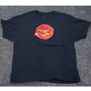 Vintage Champion fire basketball Tshirt  Sz XL